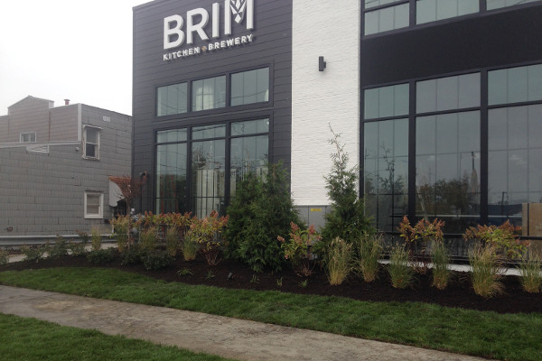 Decorative stairs to hot tub
