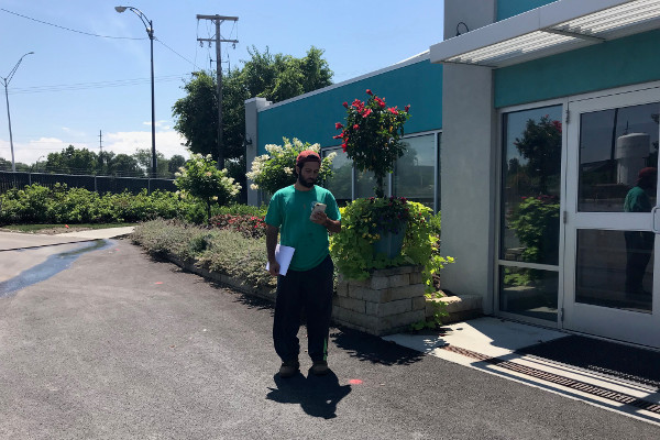 Chuck Jr. of Frate Landscaping