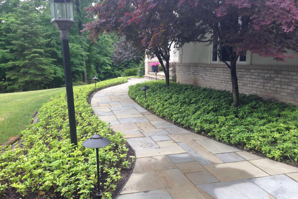 walkway by Frate Landscaping