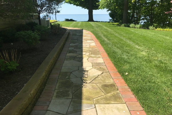 walkway to lake erie